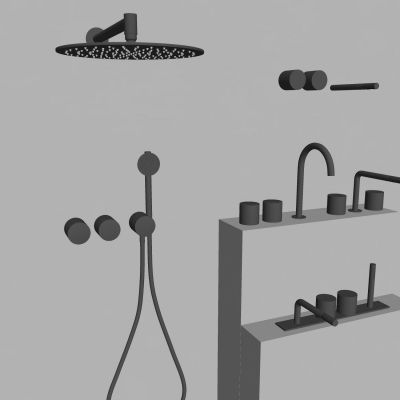 现代水龙头金属水龙头洗手台花洒卫浴用品五金构件