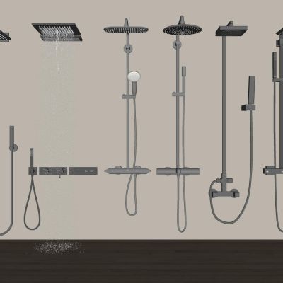 现代淋浴花洒喷头卫浴用品卫浴花洒组合