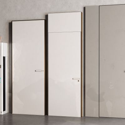 后现代通顶门 隐形门 落地空调