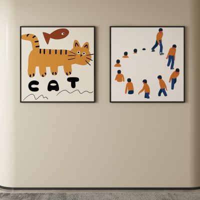 卡通装饰画挂画