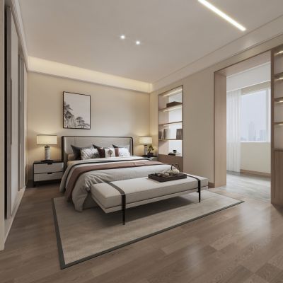 现代卧室