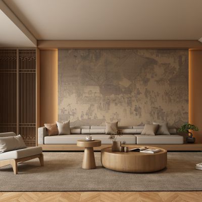 中古风客厅沙发