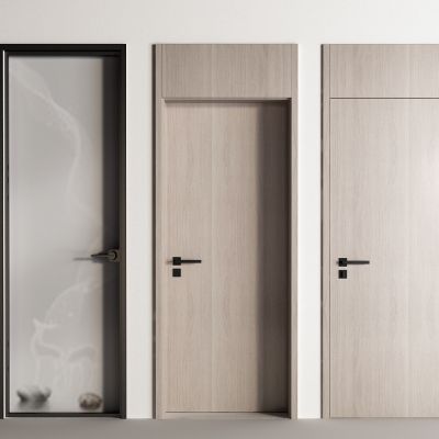 后现代卫生间门 通顶门