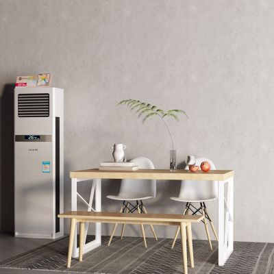 现代餐桌 落地空调