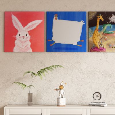 动物卡通装饰画挂画