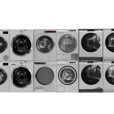 现代洗衣机 洗烘一体机 壁挂洗衣机 烘干机 滚筒洗衣机 洗衣机组合
