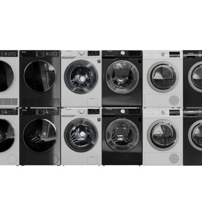现代洗衣机 洗烘一体机 壁挂洗衣机 烘干机 滚筒洗衣机 洗衣机组合