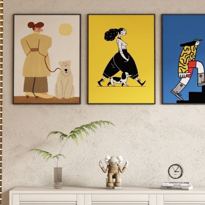 现代人物装饰画挂画