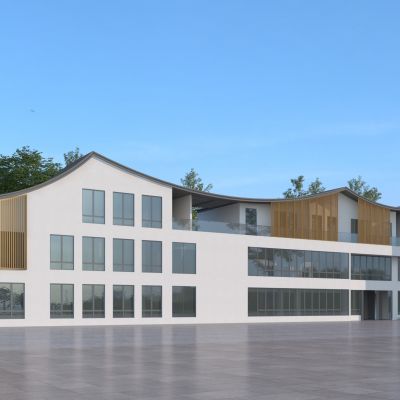 新中式展览馆建筑