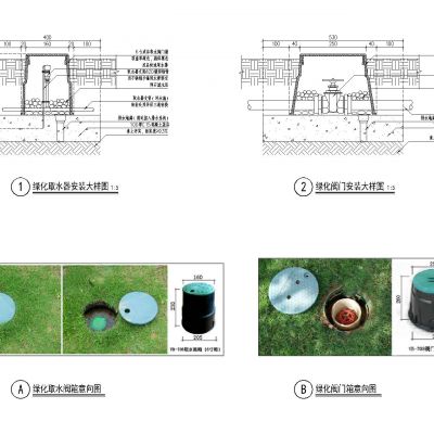 取水阀 排水口CAD