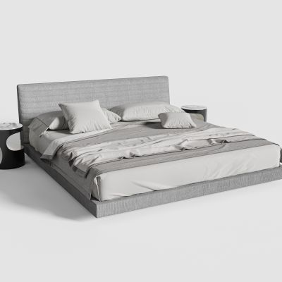 意式极简minotti米洛提双人床