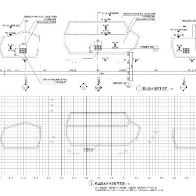 水池池壁CAD施工图