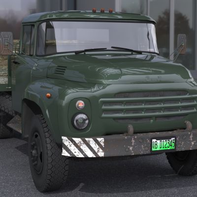 80年代国产经典东风军用卡车130汽车