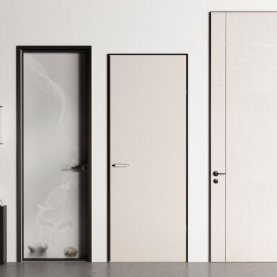 现代房门 通顶门 玻璃门 卫生间门