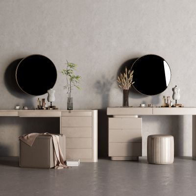 现代梳妆台 镜子