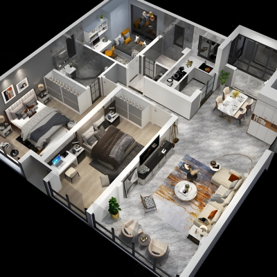 现代家居样板房