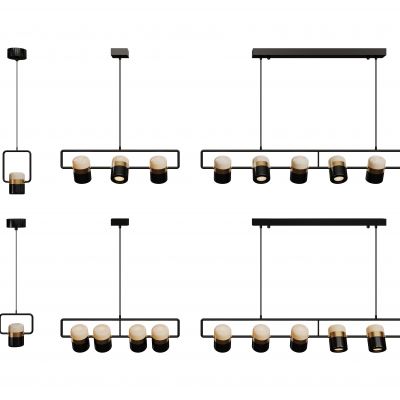 现代吊灯 圆形吊灯 球形吊灯 轻奢金属吊灯 长条吊灯 组合吊灯