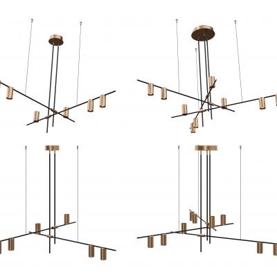 现代吊灯  轻奢金属吊灯 工业金属吊灯