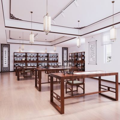 新中式培训书画书法教室