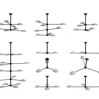 现代吊灯 吊灯组合 北欧吊灯 贝壳吊灯
