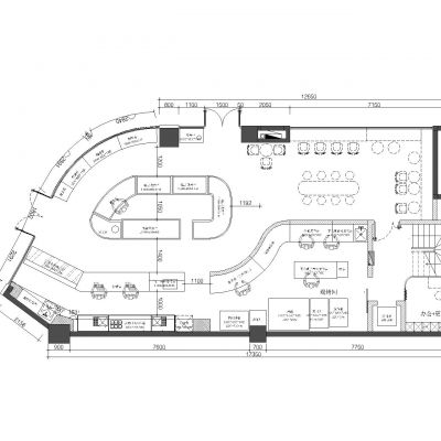 13套烘焙店CAD平面布置图