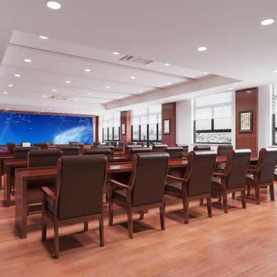 现代公司办公室大会议室洽谈室