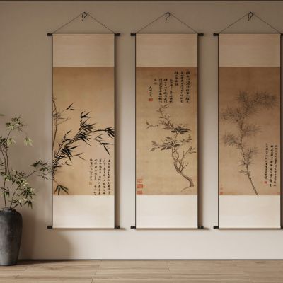 新中式装饰画 卷轴画