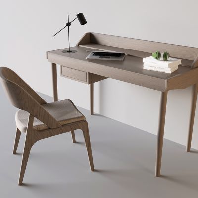 现代书桌椅组合 抽屉书桌 休闲椅 学习椅 木质书桌椅
