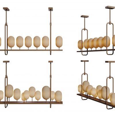 中式吊灯 圆形吊灯 灯笼 组合吊灯 长条吊灯