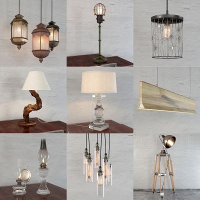 中式吊灯 台灯 落地灯 装饰灯 