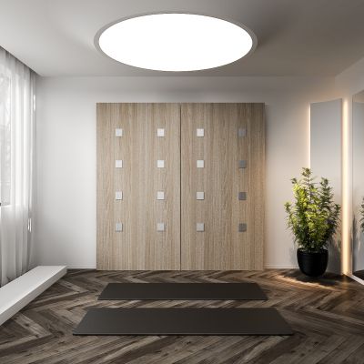 瑜伽馆CAD施工图+效果图