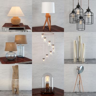 中式吊灯 台灯 落地灯 装饰灯 补光灯 灯带