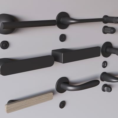 现代门锁 门把手 