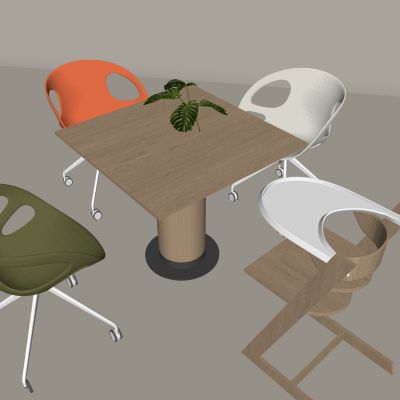 现代休闲桌椅组合 休闲椅 洽谈椅 