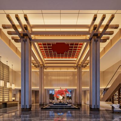 新中式酒店大堂