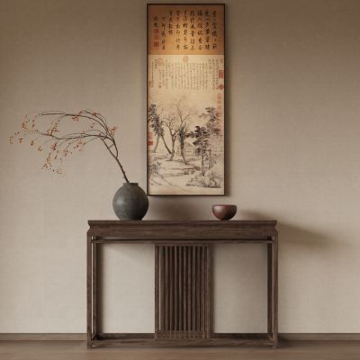 新中式端景条案