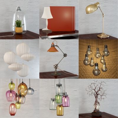 中式吊灯 台灯 装饰灯 