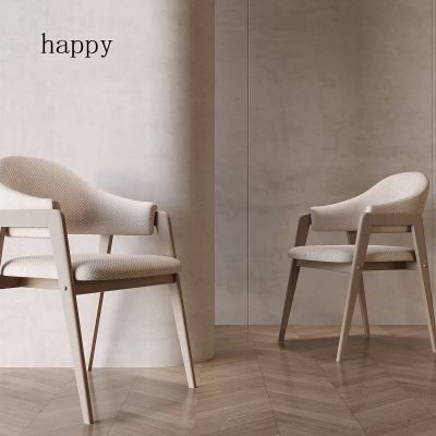侘寂风单椅 休闲椅 布艺餐椅 扶手椅 椅子
