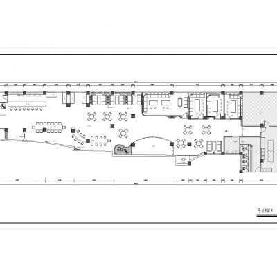音乐吧CAD施工图+效果图