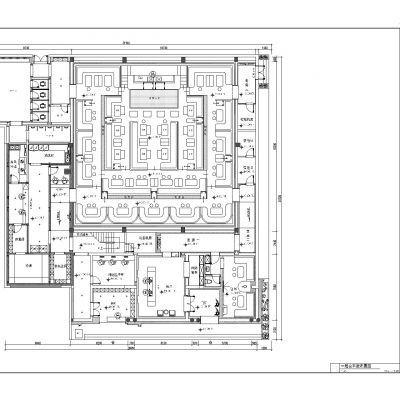 轻奢酒吧室CAD施工图+效果图