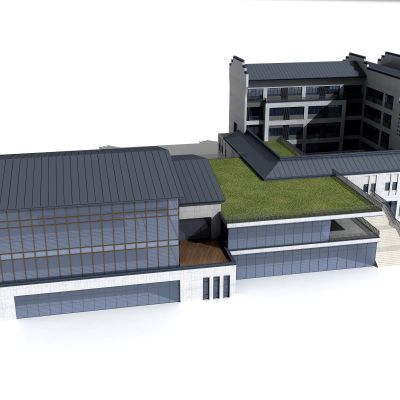 现代 新中式 场馆 会所 艺术公共建筑