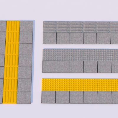 现代市政盲道砖 人行道 盲道