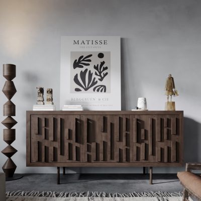 侘寂中古玄关柜 餐边柜 装饰柜 边柜 装饰摆件