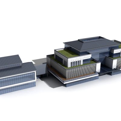 现代 新中式 场馆 会所 艺术公共建筑