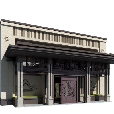 住宅 入户门 门厅 入口3D模型