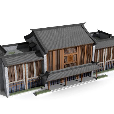  新中式 场馆 会所 艺术公共建筑