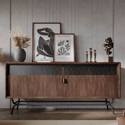 侘寂中古玄关柜 餐边柜 装饰柜 边柜 装饰摆件