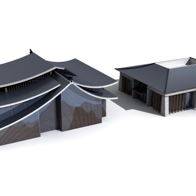 现代 新中式 场馆 会所 艺术公共建筑