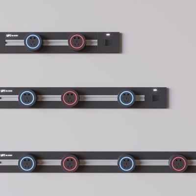 现代水滴轨道插座 可移动插座 轨道插座