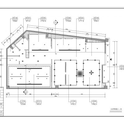 美发厅CAD施工图